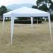 10 x 10 ft. Outdoor EZ Pop Up Tent Gazebo Canopy - White