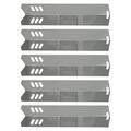 5-Pack BBQ Grill Heat Shield Plate Tent Replacement Parts for Dyna-glo Dyna-Glo DGF510SBP - Compatible Barbeque Stainless Steel Flame Tamer Flavorizer Bar Vaporizer Bar Burner Cover 15