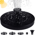 Solar fountain garden fountain pond pump floating fountain solar pump for garden bird bath pond fish tank