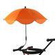 Doolland Chair Umbrella with Clamp Portable Stroller Accessories 29 inches UPF 50+ Clip on Stroller for Patio chair Beach Chairs Wheelchairs Golf Carts