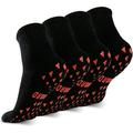 4 Pairs Non Slip Socks Hospital Non Skid Sticky Grip Socks Yoga Pilates Socks Men Women