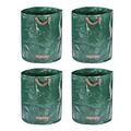 Uxcell 27 Gallon Large Reusable Yard Waste Bag Garden Bag Holder Leaf Waste Reusable Container 4 Pack