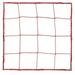 Champion Sports 3.0 mm Official Size Soccer Net Red