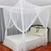 4-side Open Door Mosquito Net Mosquito Net Summer Anti-mosquito Net Breathable Mosquito Net Solid Color Mosquito Net Oversized Practical Mosquito Net