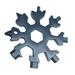 TureClos 18 IN 1 Snowflake Outdoor Survival Tourism Multi Tool Stainless Steel Camping Equipment EDC Mini Tools