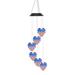 OAVQHLG3B Wind Chimes Solar Wind Chimes Outdoor Color Changing Light Up Wind Chimes Solar Powered Memorial Wind Chimes Birthday Gifts