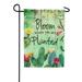 America Forever Bloom Where You Are Planted Spring Garden Flag Floral 12.5 x 18 Inch Double Sided Seasonal Outdoor Yard Decorative Summer Spring Cactus Garden Flag