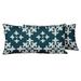 VargottamIndoor/OutdoorPolyester FabricLumbarPillowCover With Insert All-Weather Waterproof Rectangular Cushion for Patio Furniture 12 x 20 Set of 2 -Tiles-44