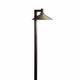 4.3W 1 Led Path Light with Utilitarian Inspirations 26 inches Tall By 7.25 inches Wide-Centennial Brass Finish-3000 Color Temperature Bailey Street