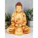 Ebros Eastern Meditating Buddha Gautama Amitabha in Dhyana Mudra Pose Statue