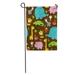 LADDKE Cartoon of Happy Jungle Filled Fun Characters Like Lion Garden Flag Decorative Flag House Banner 12x18 inch