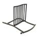 Mulanimo Single Rocking Chair Lightweight Flat Tube Bronze Color Chair For Patio Porch Lawn Garden Decoration