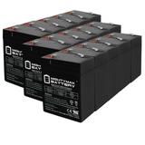 6V 4.5AH SLA Battery Replacement for Amstron AP-650 - 15 Pack