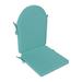 WestinTrends Adirondack Chair Cushion Weather Resistant Patio Rocking Chair Cushion High Back Turquoise