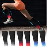 SPRING PARK 1Pair Gradient Sports Compression Socks Men Circulation For Nursing Running Travel Flight Socks