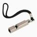 Titanium Whistle with Cord Portable Emergency Hiking Camping Whistle Outdoor Survival Tools for Hiking Exploring