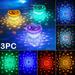 Floating Pool Lights Fish Pattern 3PCS Color Changing Underwater Light Floats Hot Tub Kids Toy LED Lighting Decoration