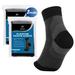 Hehanda Plantar Fasciitis Compression Socks for Women & Men (Black 2 Pair) - Arch Support Ankle Compression Socks for Plantar Fasciitis Relief and Foot/Heel Pain Injury Recovery for Sports