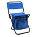 OAVQHLG3B Outdoor Folding Chair With Cooler Bag Compact Fishing Stool Fishing Chair With Double Oxford Cloth Cooler Bag For Fishing/Beach/Camping/Family/Outing