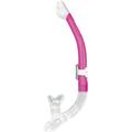 Mares Scuba Diving Snorkel & Ergo Dry Snorkeling - White/Pink