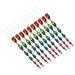 Uxcell 12 Hanging Spiral Reflective Keep Away Device Bird Scare Rod Multicolored 20Pack