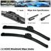 Erasior 20 in & 20 in Windshield Wiper Blades Fit For GMC W4500 Forward 2001 20 &20 Premium For Car Front Window J U HOOK Wiper Arm (Pack of 2) ER5680LA