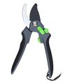 FAGINEY Pruning Gardening Tools Fruit Tree Pruning Garden Branch Scissors Laborâ€‘Saving Shears with Nonâ€‘slip Tooth Grooves Labor-saving Shears