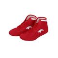 Eloshman Boxing Shoes for Men Boys Comfort Sports Round Toe Combat Sneakers Gym Breathable Wide WidthWrestling Shoes Red-1 10