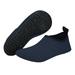 Beach Pool Shoes Water Shoes Quick-Dry Yoga Socks Slip-on for Women Men Surf Swim Water Sport Navy Blue