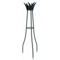 34 in. H Spiked Gazing Globe Stand - Powder Coated in Black