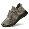 Mens Walking Running Shoes - Lightweight Breathable Mesh Athletic Casual Tennis Sneakers