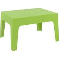 Box Resin Outdoor Center Table Tropical Green