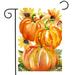 Watercolor Pumpkins Autumn Garden Flag Sunflowers Fall 12.5 x18 Briarwood Lane