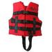Hardcore Water Sports Child Fully Enclosed Neoprene and Polyester Life Jacket Vest (Red)