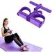 Pedal Resistance Band Elastic sit up Bands 4-Tube Pull Rope Multifunctional Tension Rope Body Trainer x Bodybuilding Equipment for Abdomen/Arm/Yoga Stretching Slim Training
