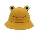 Mchoice Hat Women Cute Animal Hiking Beach Fishing Cap Hats Photography Bucket Hat Frog hat sun hats for women on Clearance