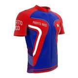 Puerto Rico Bike Short Sleeve Cycling Jersey for Men - Size 3XL