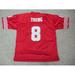 Unsigned Steve Young Jersey #8 San Francisco Stitched Red Football New No Brands/Logos Sizes S-3XL