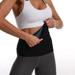 Men Women Waist Trimmer Belt Neoprene Lumbar Waist Trainer Corset Sweat Belt for Women Weight Loss Compression Trimmer Workout Fitness Fat Tummy Stomach Sauna Sweat Belt for Gym Fitness S/M