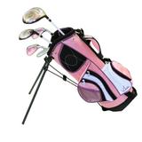 Sephlin - Lady E Girls Pink Right Hand 5 Pieces Golf Clubs Set & Golf Bag Ages 2-5 Girls