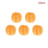 MageCrux 5PCS 1:6 / 1:12 Dollhouse Mini Orange Model Food Play DIY Kitchen Supermarket decor