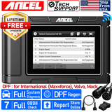 ANCEL HD3100 PRO Truck & Car 2 in 1 Diesel Heavy Duty Truck Scanner with DPF Regeneration All-System Diagnostic Scan Tool Diesel OBD2 Scanner HD OBD OBD2 Code Reader for US Diesel Trucks