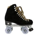 Riedell Skates Quad Roller Skates - Panther Black Suede