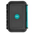 1300CUB Resin Hard Case with Cubed Foam Black with Blue Handle