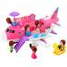 Bullpiano Toddler Toy Plane Kids Toys Plane Airplane Toy Girls Airplane Set Toy Princess For Girls Play House Airplane Toys For Toddlers Airplane Toy For Girls
