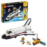 LEGO Creator 3in1 Space Shuttle Adventure 31117 Building Toy for Kids Who Love Creative Fun (486 Pieces)