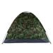 Outdoor Camouflage Camping Tent for 3-4 Person Single Layer Waterproof Hiking