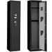 Gun Safe for Rifles and Pistols Biometric Fingerprint Quick Access Storage Cabinet for 4 Long Guns Black 11.8x11x54.33inch