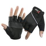 YHT Workout Gloves for Men and Women Fingerless Weight Lifting Gloves for Exercise Lightweight Breathable Gym Gloves for Weightlifting Fitness Training Climbing Rowing and Pull ups