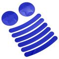 8pcs Universal Reflective Stickers Decal for Helmet Adhesive Tape Reflector for Bicycle Motorcycle Car PET Blue